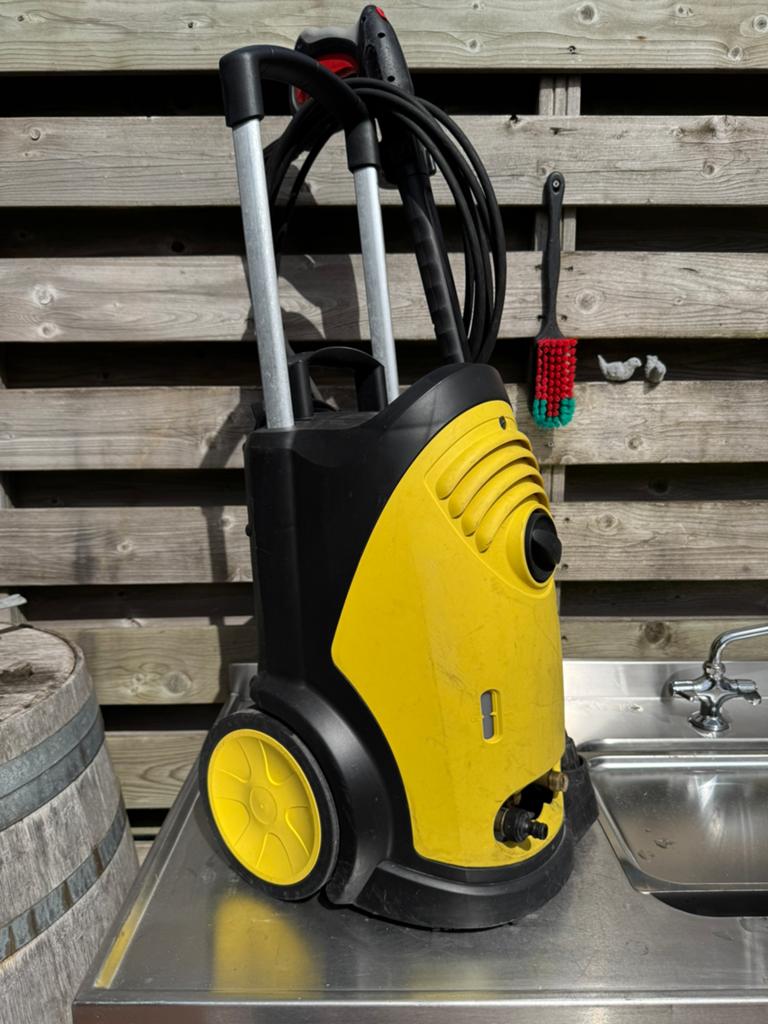 Kärcher Professional HD 5/15 C hogedrukreiniger, Tuin en Terras, Hogedrukreinigers, Ophalen, Gebruikt, Elektrisch, Met autostop en -start