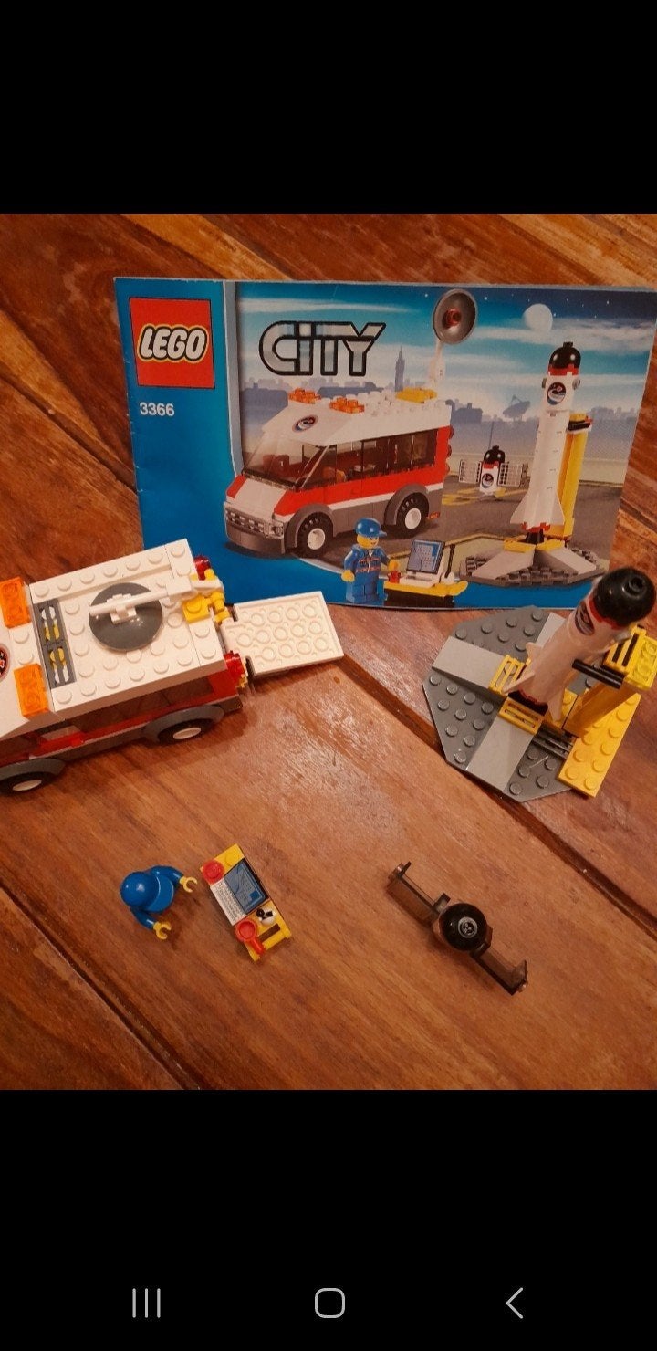 LEGO spaceshuttle en launch pad 3366+3367, City, Lego, Inclusief instructies, Ophalen of Verzenden
