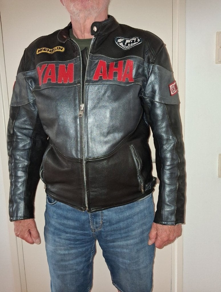 Te koop Leren Yamaha Motorjas, Heren, Jas | leer, Yamaha, Ophalen of Verzenden
