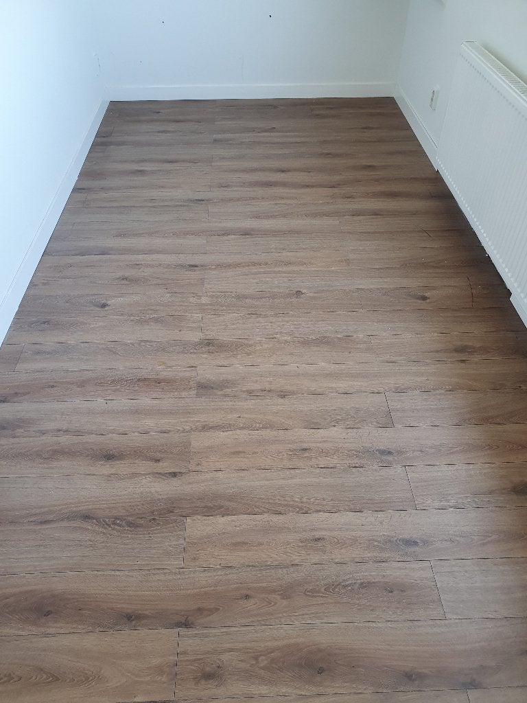 Laminaat vloer, goede staat 2e hands, zo mee te nemen, Ophalen, 50 tot 150 cm, Zo goed als nieuw, 10 m² of meer