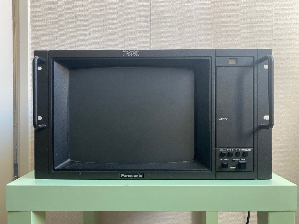 Panasonic BT-M1420PY Professional CRT Monitor – Retro Gaming, Ophalen, Gebruikt, Tv en Weergevers