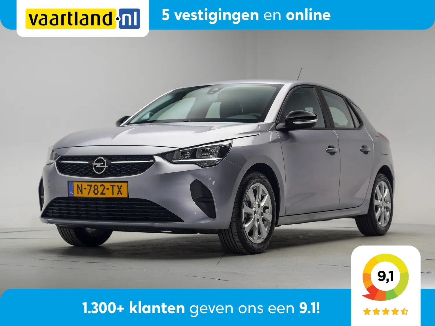 Opel Corsa 1.2 Edition 5-drs [ Apple/Android Lane departure, Auto's, 1199 cc, Verwarmde buitenspiegels, Origineel Nederlands, Bedrijf