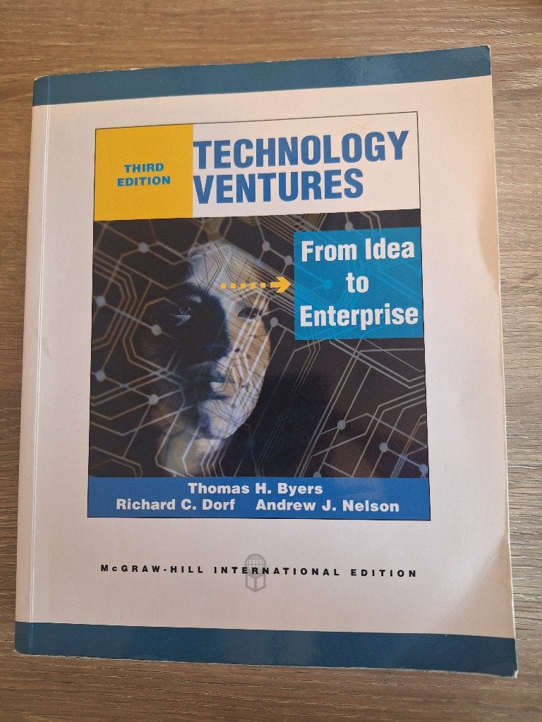 Technology Ventures: From Idea to Enterprise 3rd Edition, Boeken, Studieboeken en Cursussen, Ophalen of Verzenden, McGraw - Hill