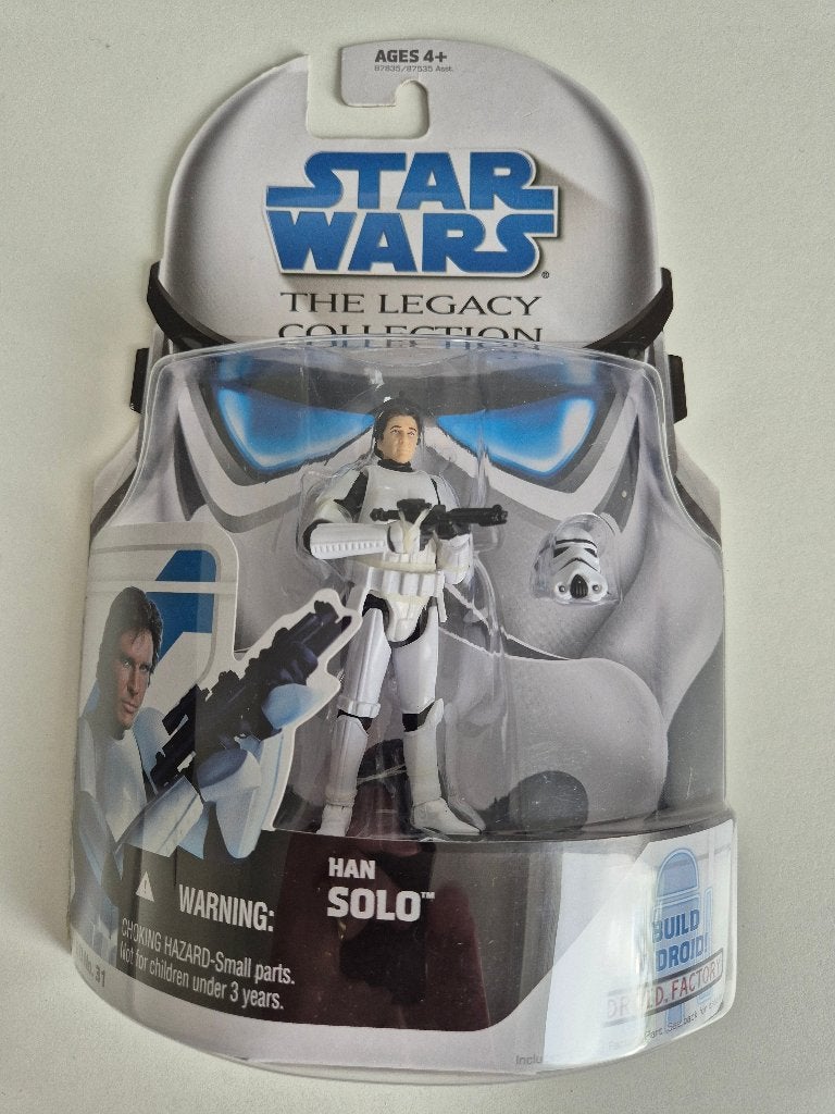 Star Wars TLC Blue BD31 Han Solo Stormtrooper Disguise, Verzamelen, Star Wars, Ophalen of Verzenden, Nieuw, Actiefiguurtje
