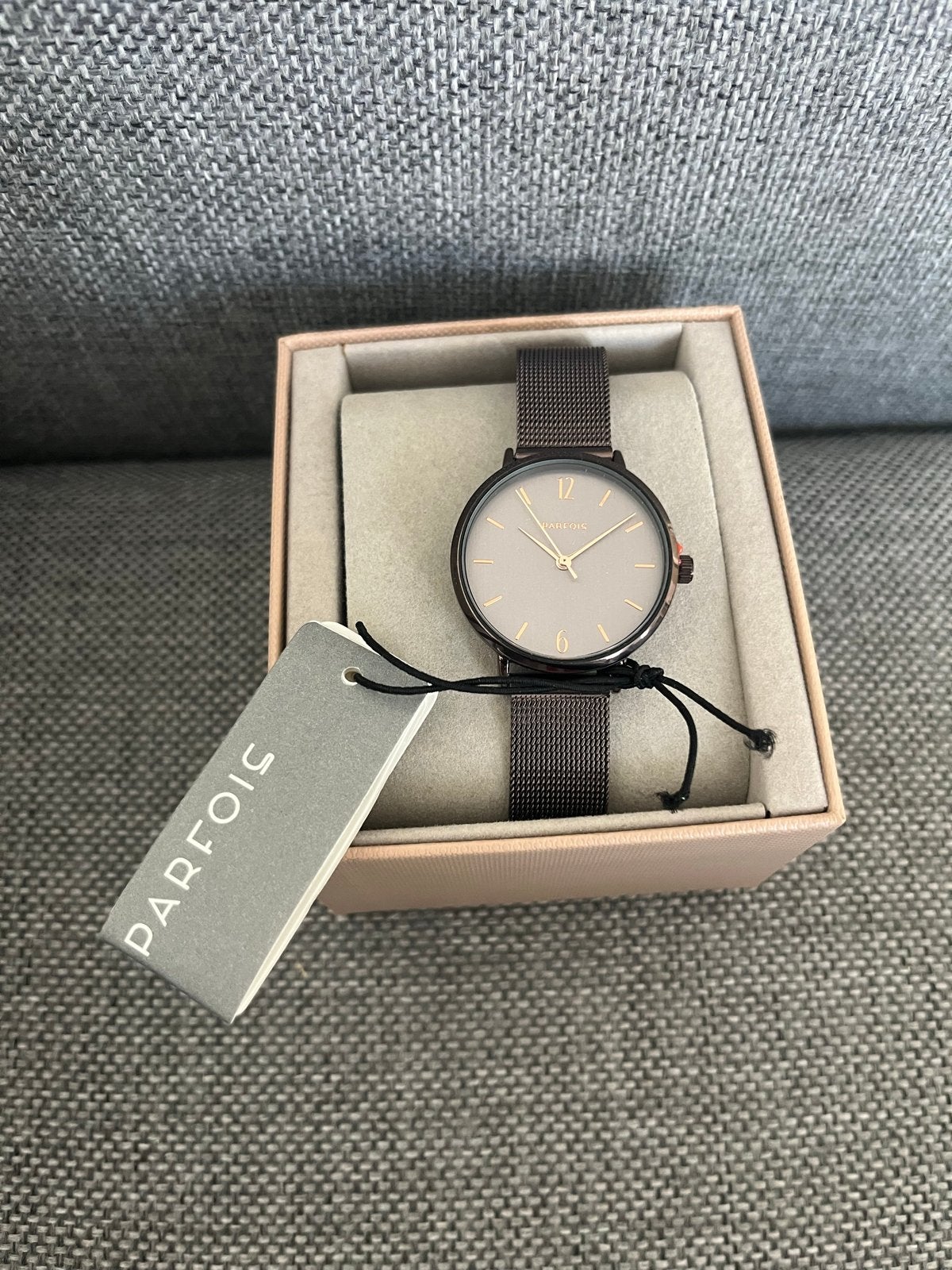 Parfois horloge - nieuw in doos, Sieraden, Tassen en Uiterlijk, Overige materialen, Leer, Polshorloge, Nieuw