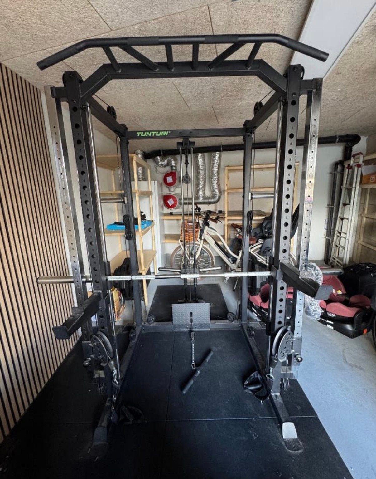 Zgan power rack tunturi met cable cross en smith machine, Sport en Fitness, Ophalen of Verzenden, Zo goed als nieuw, Overige typen
