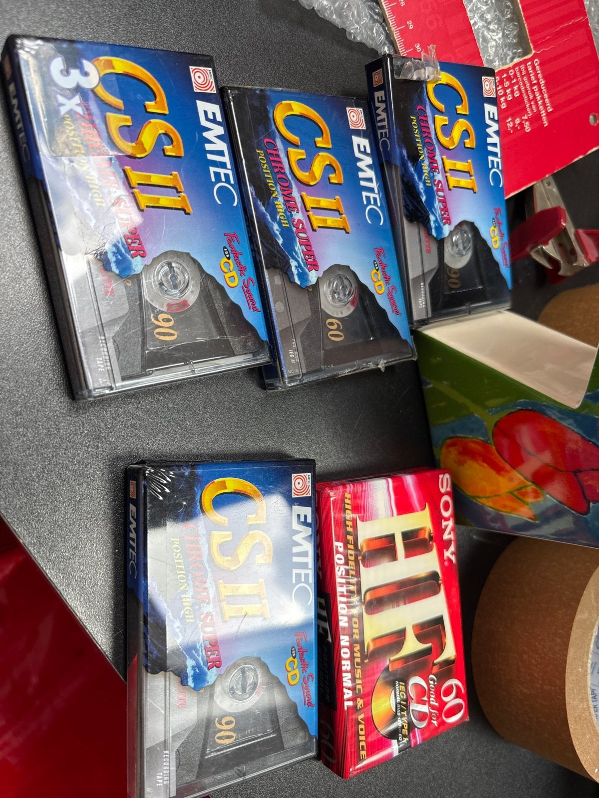 Nieuwe EMTEC en Sony Cassettebandjes - Onbespeeld, 2 t/m 25 bandjes, Overige genres, Ophalen of Verzenden, Nieuw in verpakking