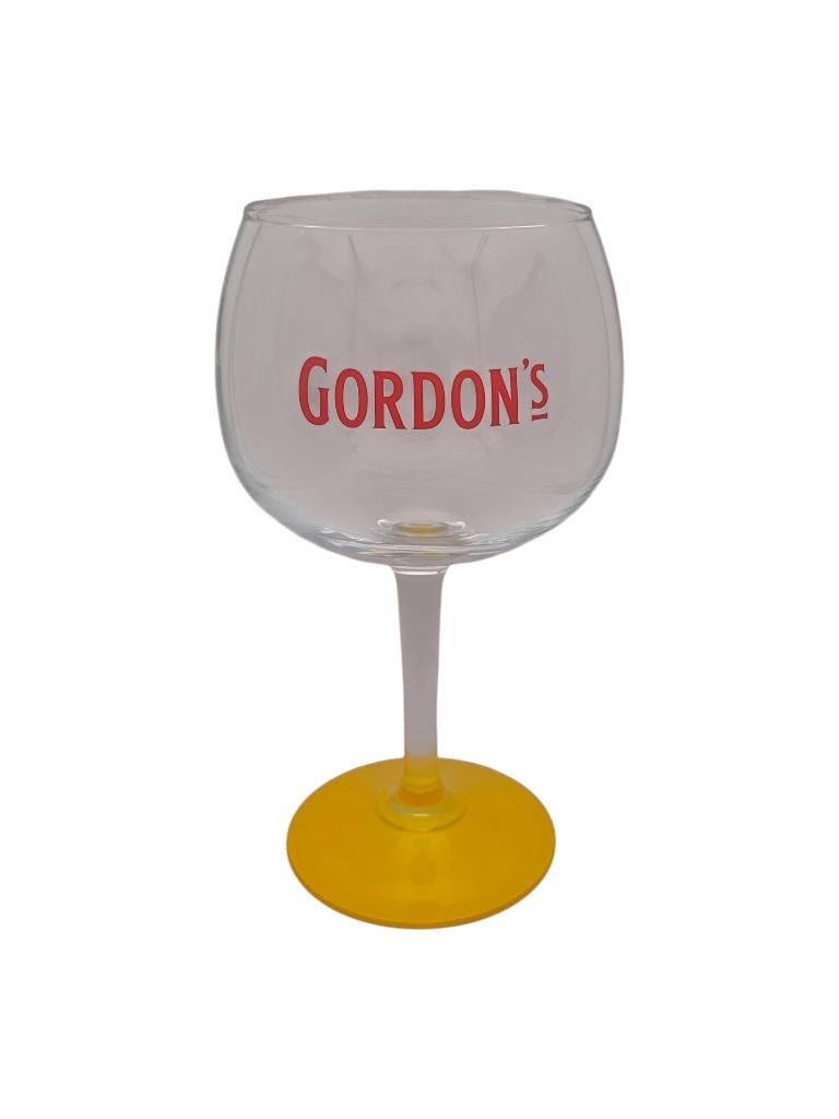 Gordon's Gin Ballonglazen (geel) - 6 stuks, Verzamelen, Ophalen of Verzenden, Nieuw, Borrel- of Shotglas