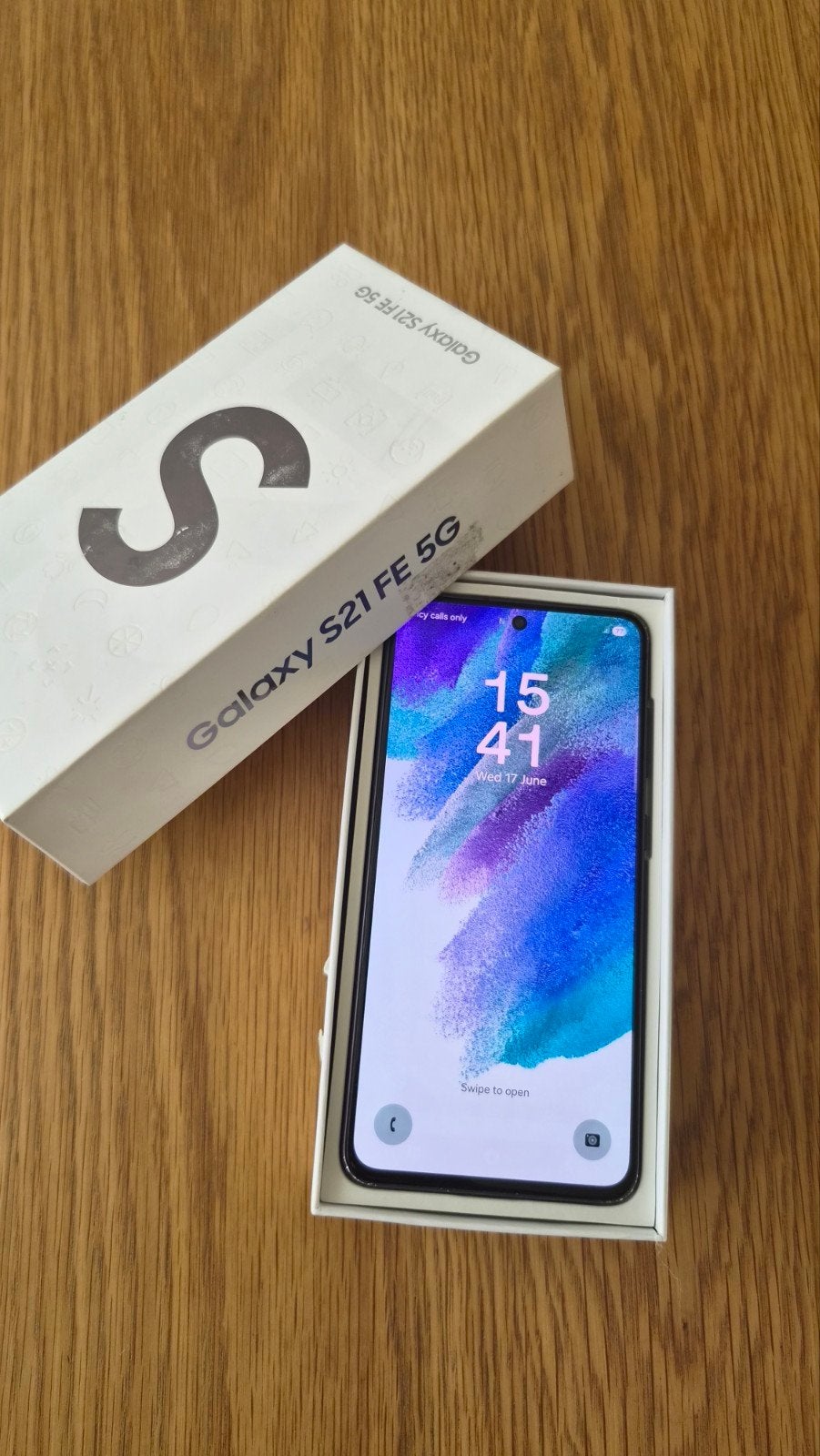Samsung Galaxy S21 FE 5G, Ophalen, Zwart, Zo goed als nieuw, 128 GB