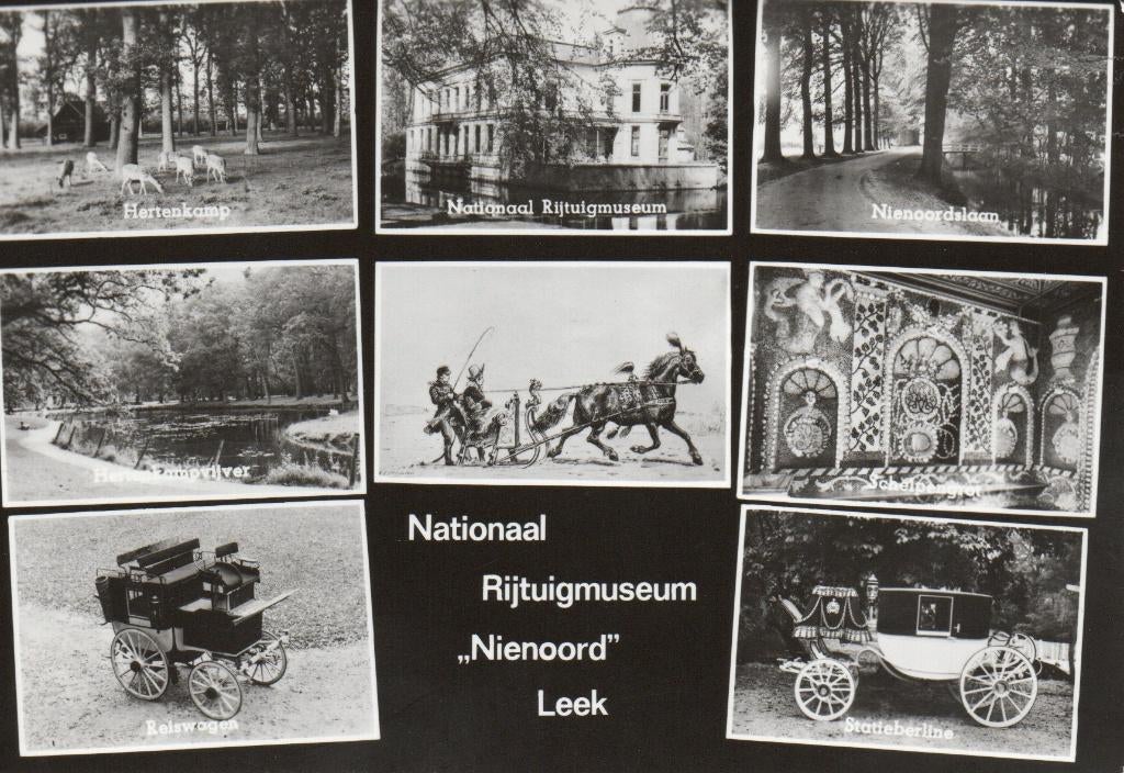 Leek. Nat. Rijtuigenmuseum "Nienoord".  (1981), Verzamelen, Verzenden, 1960 tot 1980, Ongelopen, Groningen