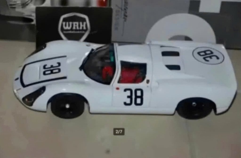 1:18 PORSCHE WERKS 910 - 6 LEMANS #38 EXOTO in box WRH, Verzenden, Zo goed als nieuw, Auto, Overige merken