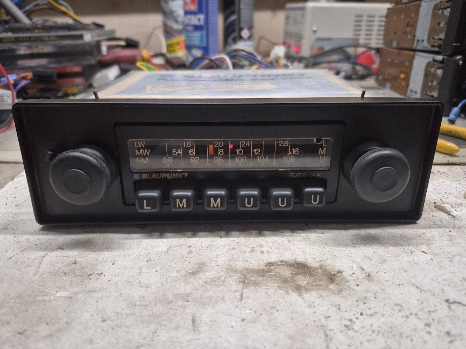Blaupunkt Turin M14 oldtimer, Auto diversen, Autoradio's, Ophalen of Verzenden