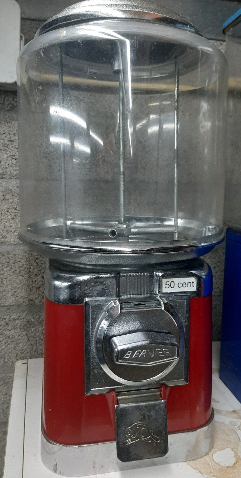 Beaver pinda/kauwgombal automaat, Ophalen, Gebruikt