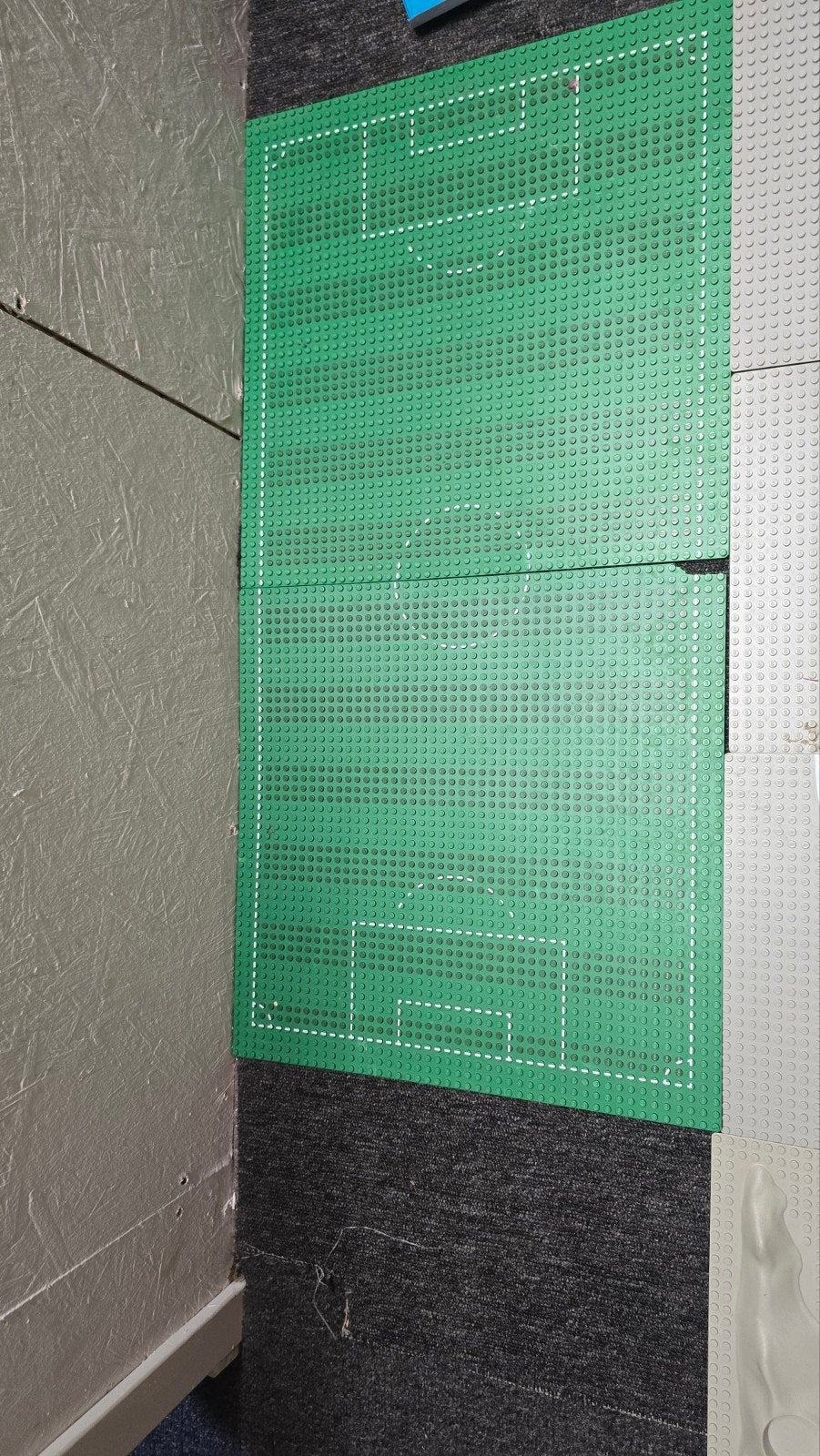 Lego Grondplaat Groen Voetbalveld - Klein Hoekje Eraan, Ophalen, Gebruikt, Overige thema's, Lego