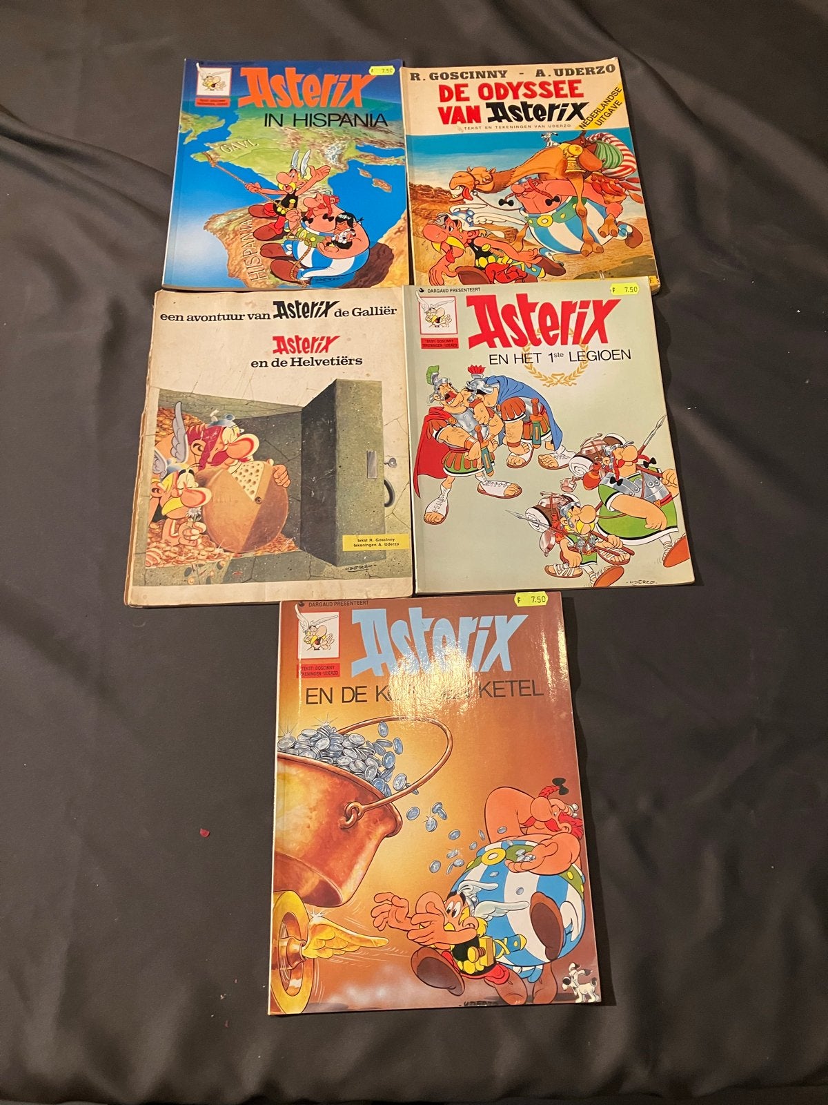 Asterix stripboeken collectie - 5 delen, Meerdere stripboeken, Ophalen of Verzenden, Gelezen