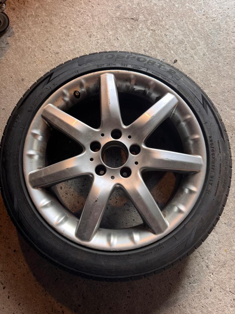 Mercedes-Benz 17 inch velgen voor oa. SLK (r170), Auto-onderdelen, Ophalen, Gebruikt, Banden en Velgen, 17 inch