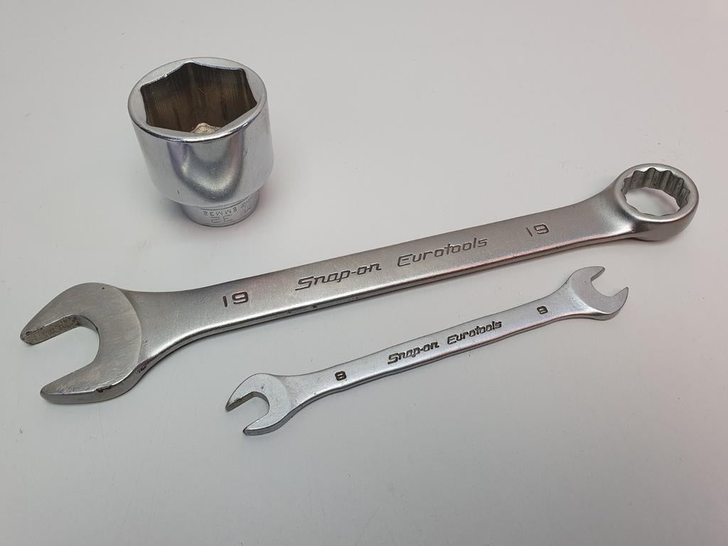 Snap-on Eurotools steeksleutel 8x9 ringsteeksleutel 19 dop, Gebruikt, Antigua Ctra.Altube, Km 5.5, Vitoria-Gasteiz, Spain, Ophalen of Verzenden