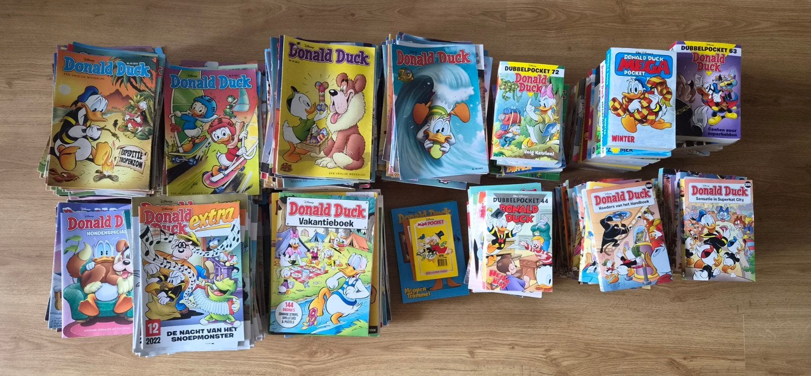 Grote verzameling Donald Duck stripboeken, Meerdere stripboeken, Ophalen, Gelezen, Donald Duck