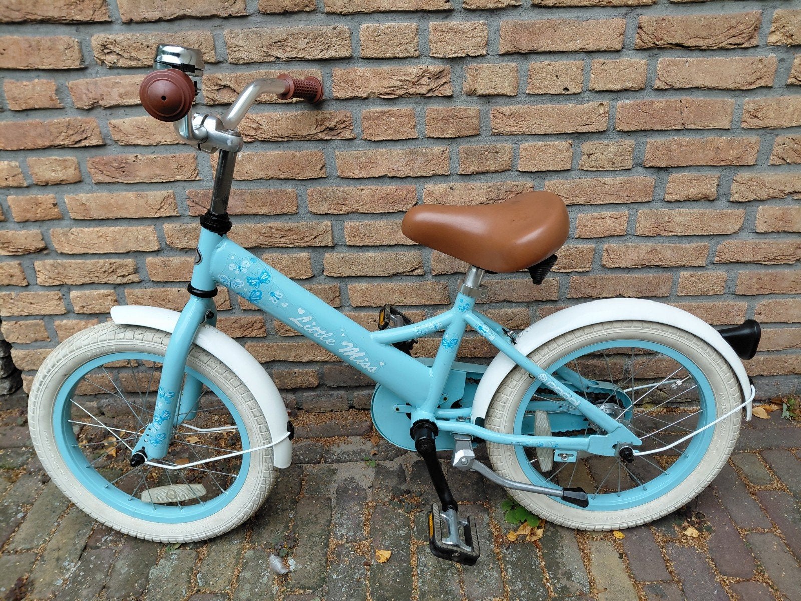 Meisjes kinderfiets. 2e hands, maar ziet er mooi uit., Ophalen, Terugtraprem, 16 tot 20 inch, Zo goed als nieuw