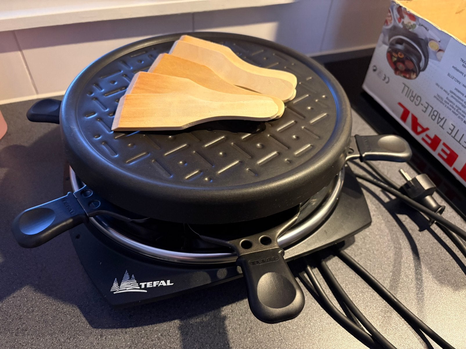 Gourmet raclette-grill Tefal, Ophalen, Gebruikt, 4 t/m 7 personen