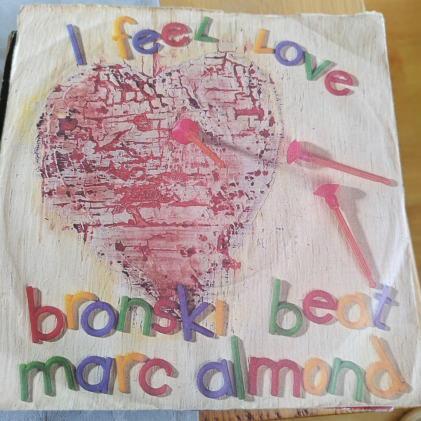 Bronski Beat & Marc Almond - I Feel Love 7 inch Vinyl, Gebruikt, 7 inch, Ophalen of Verzenden, Pop