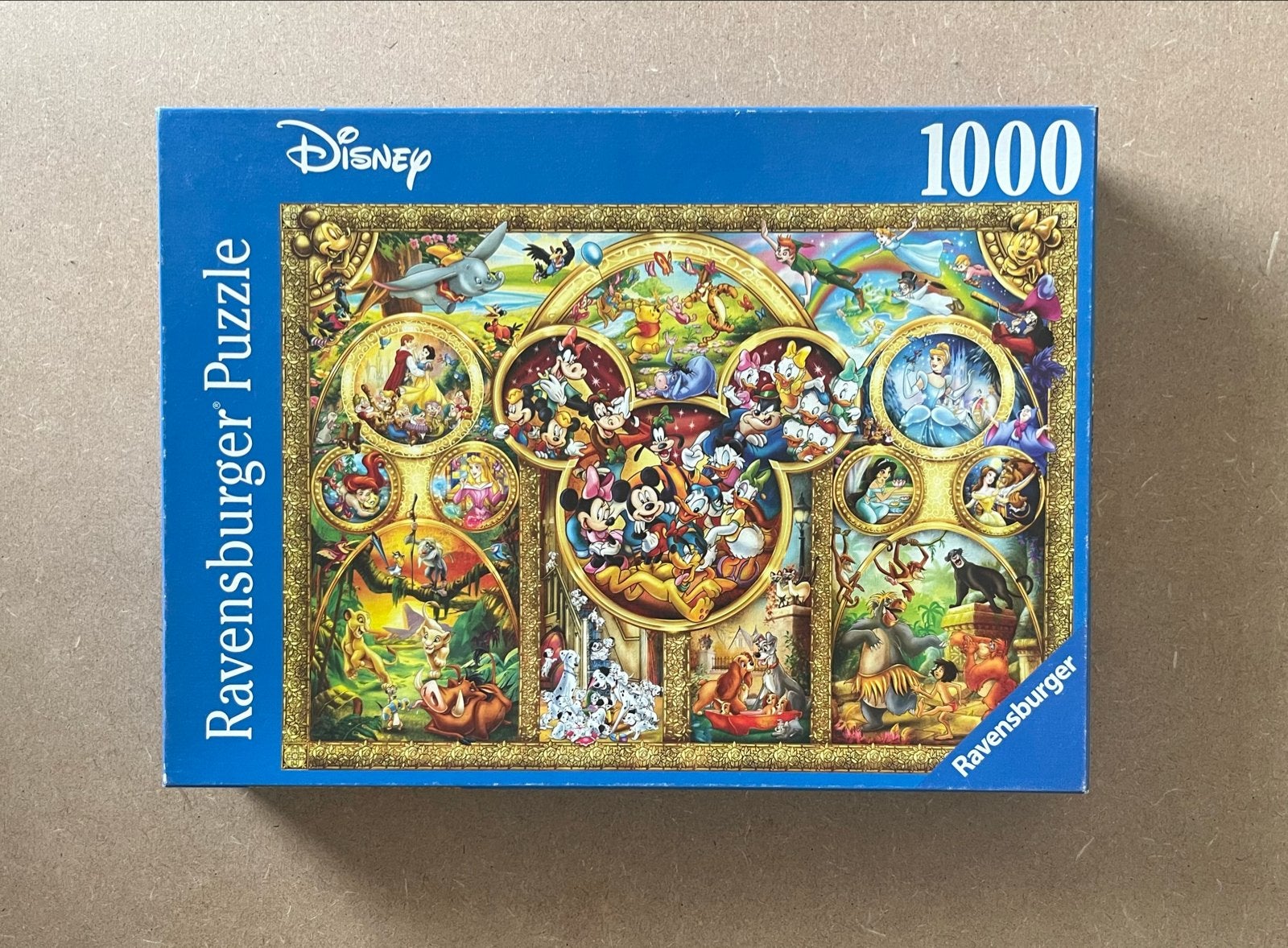 Ravensburger Disney puzzel Mickey Mouse 1000 stukjes, Ophalen of Verzenden, Meer dan 50 stukjes, Zo goed als nieuw, 6 jaar of ouder