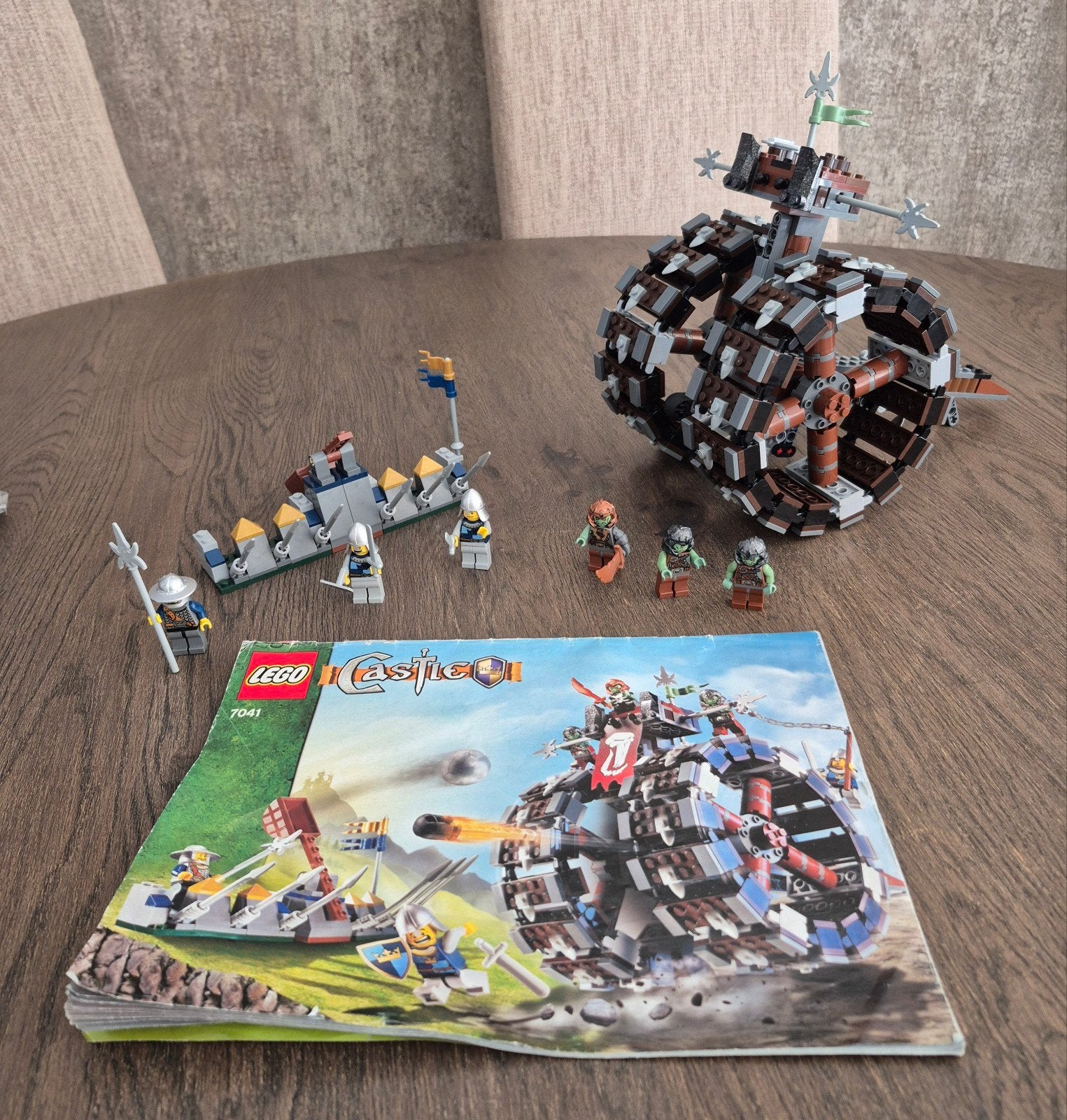 Lego Castle 7041 Troll Battle Wheel compleet, Kinderen en Baby's, Speelgoed | Duplo en Lego, Gebruikt, Lego, Ophalen of Verzenden
