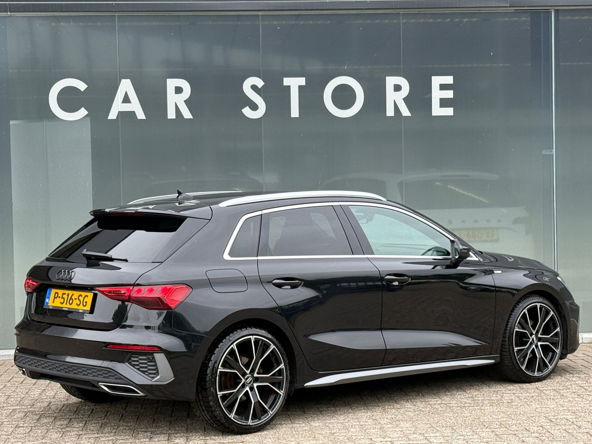 Audi A3 Sportback 35 TFSI S-Line Sportstoelen|Matrix|Carplay, Auto's, Dealer onderhouden, 4 cilinders, 150 pk, Parkeerassistent