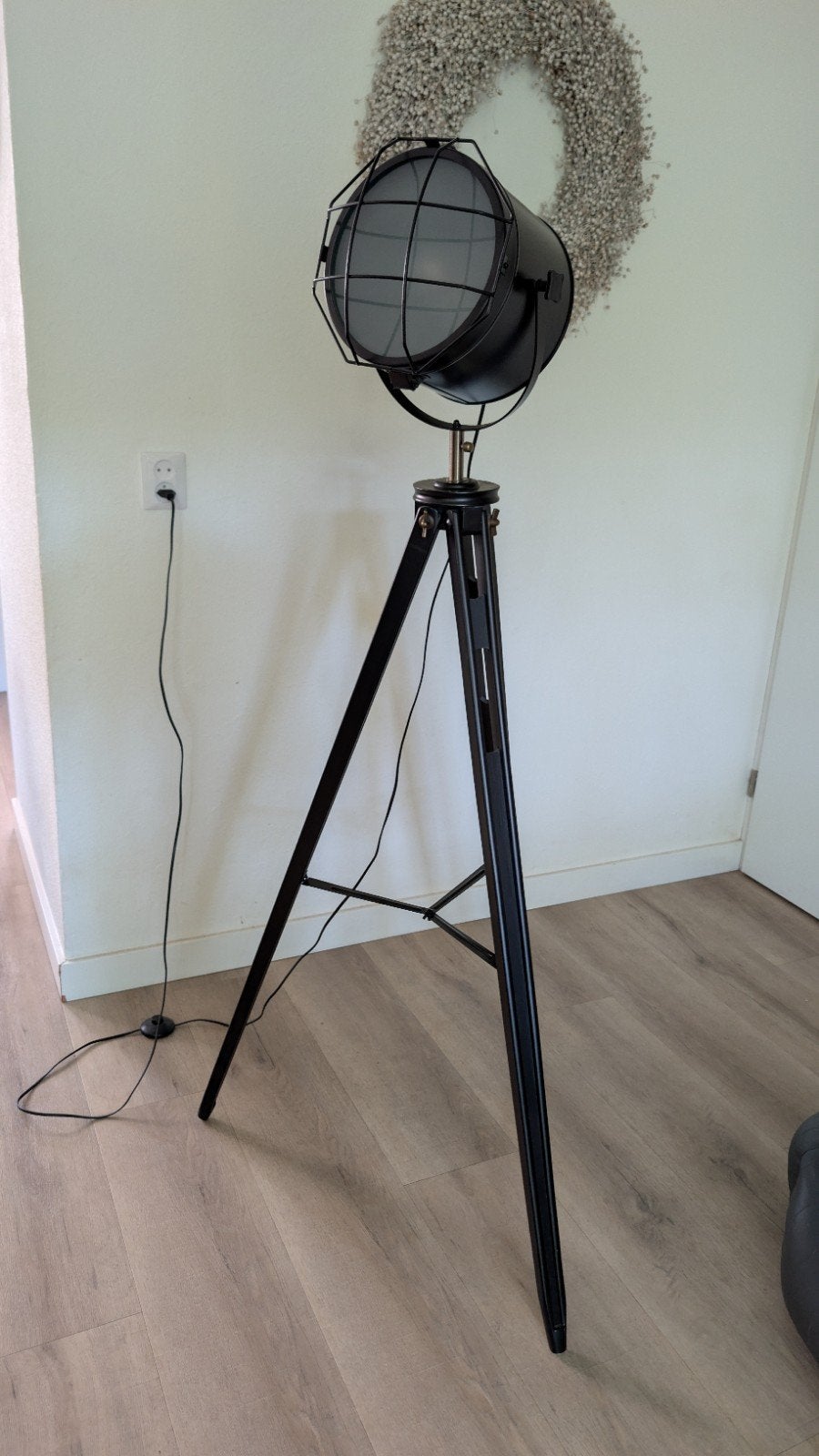 industriële staande lamp, Ophalen, Zo goed als nieuw, 150 tot 200 cm