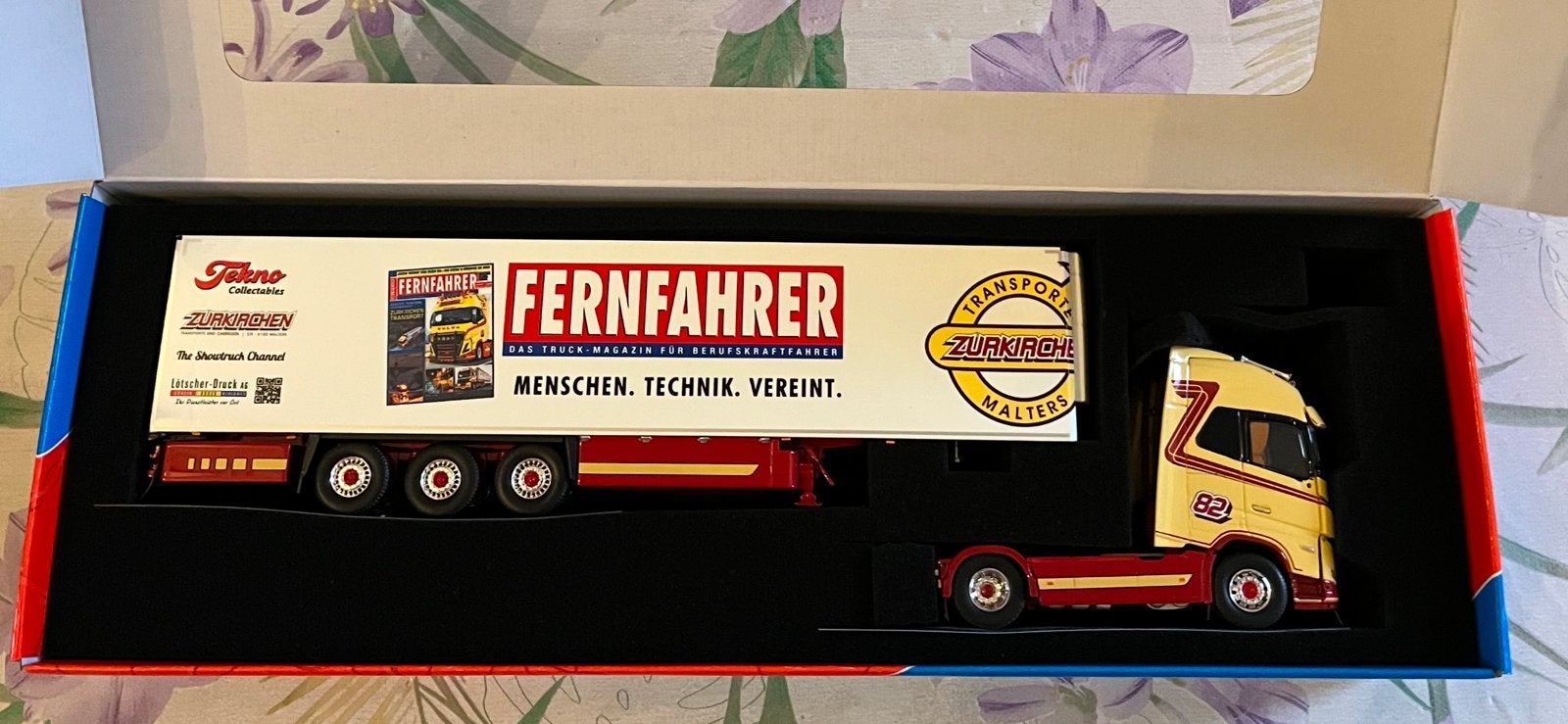 TEKNO MAN TGX GX 42 met 3 assige koeloplegger, Ophalen of Verzenden, Zo goed als nieuw, Bus of Vrachtwagen