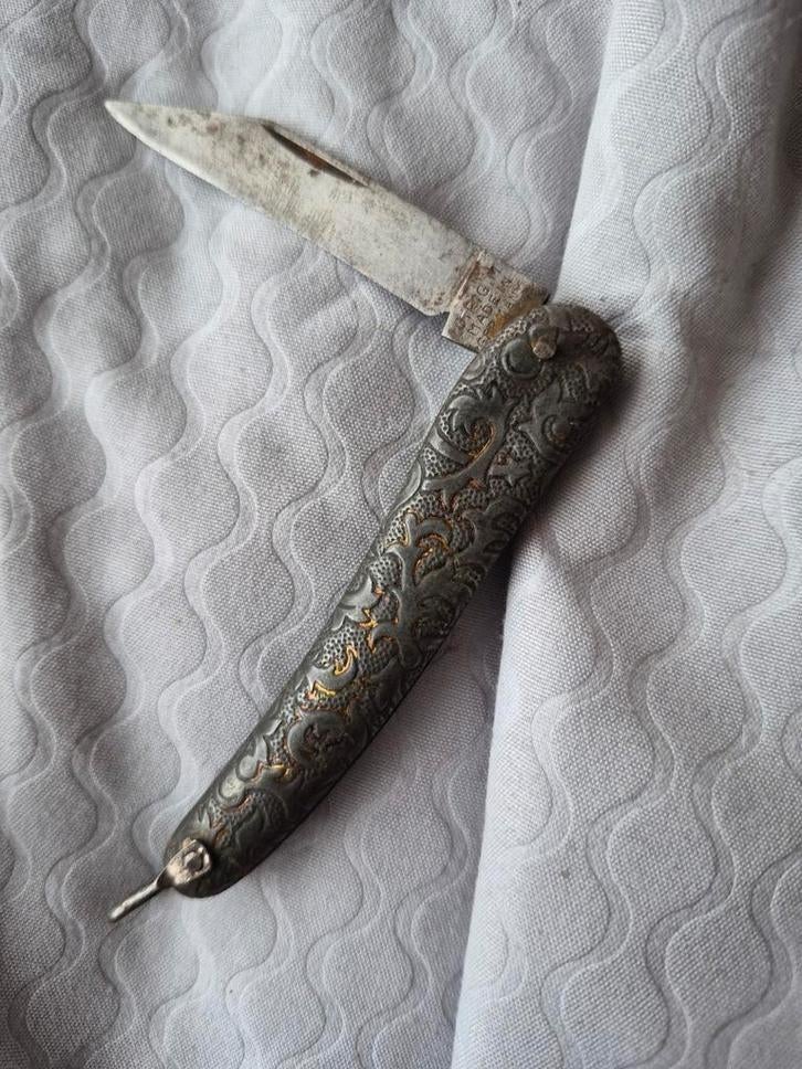 Antiek Zilver Zakmesje, Ophalen of Verzenden