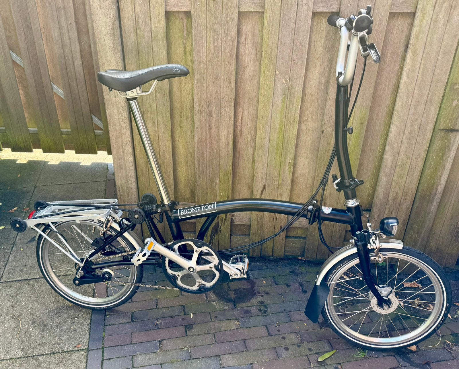 Brompton H3R vouwfiets, Fietsen en Brommers, Fietsen | Vouwfietsen, Ophalen, Brompton, 16 tot 18 inch, Versnellingen