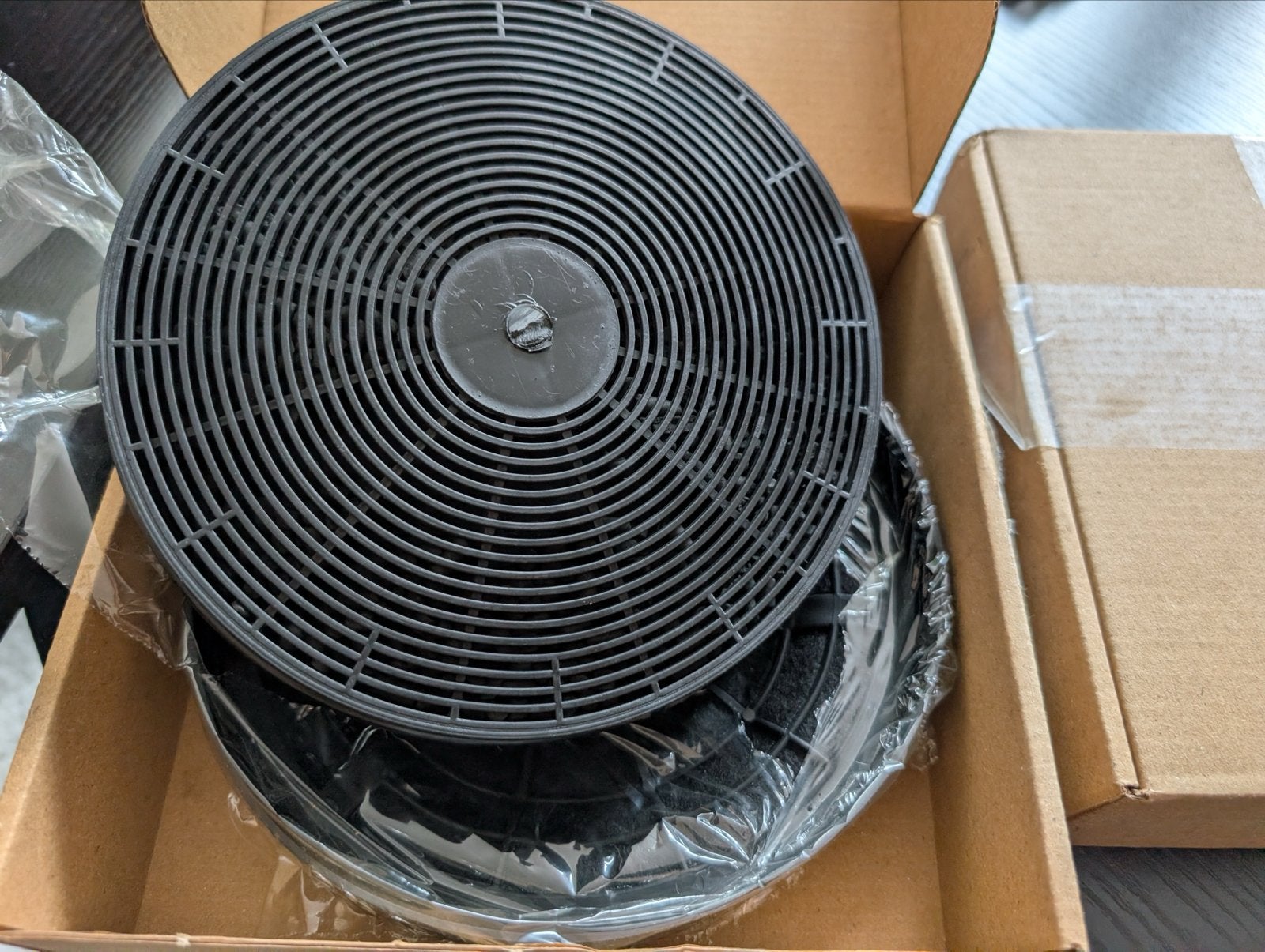Nieuwe koolstoffilters voor afzuigkap, 4 sets van 2, Ophalen of Verzenden, Nieuw, Overige typen, Recirculatie