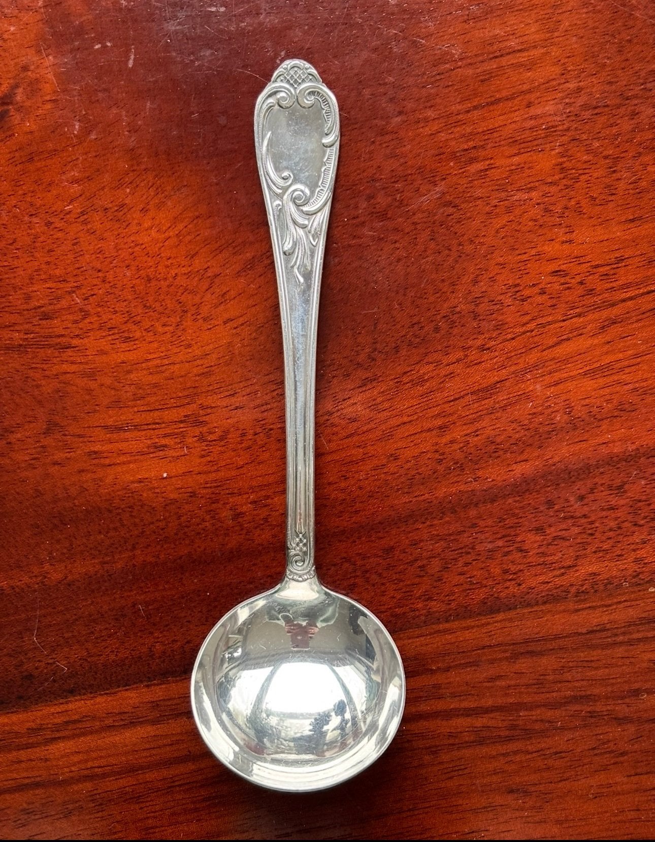 ZILVEREN BOUILLON/ ROOMLEPEL 1000-100, BAROK STIJL, Ophalen of Verzenden