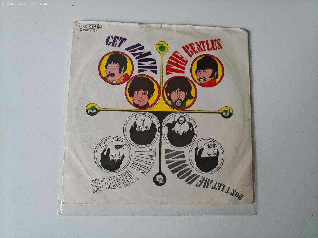 The Beatles - Get Back / Don't let me down  ITALIE, Ophalen of Verzenden, Gebruikt, Rock en Metal