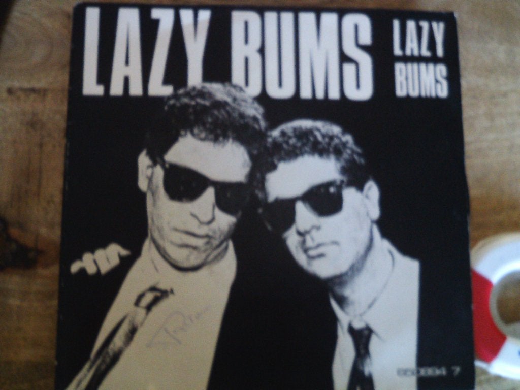 Lazy Bums - Lazy Bums // bumper's song  (Vinyl Single)  24a, 7 inch, Ophalen of Verzenden, Zo goed als nieuw, Pop