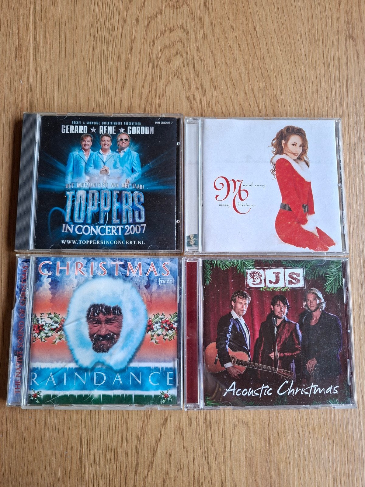 Kerst CD's: Toppers, Mariah Carey, Raindance, JJS, Gebruikt, Kerst, Ophalen of Verzenden, Inclusief doosje