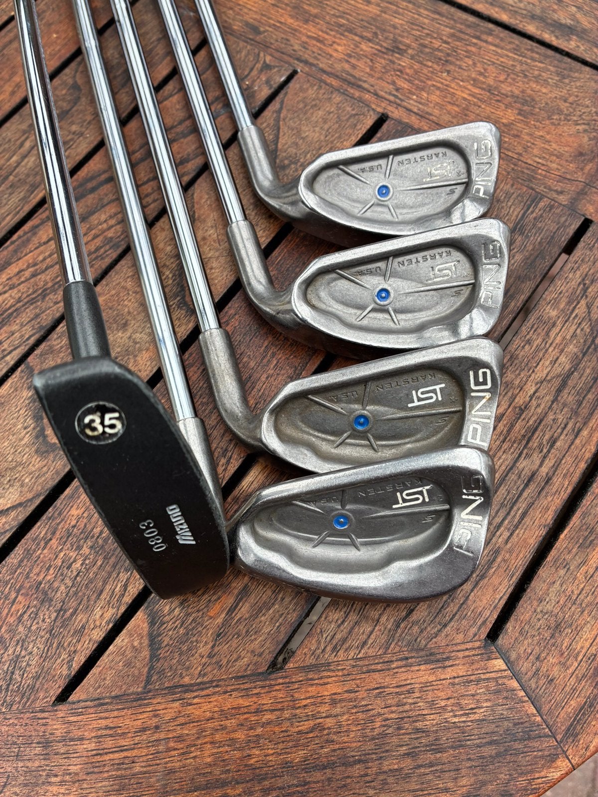 Ping ISI setje en Mizuno blade putter, Sport en Fitness, Ophalen of Verzenden, Gebruikt, Club, Ping