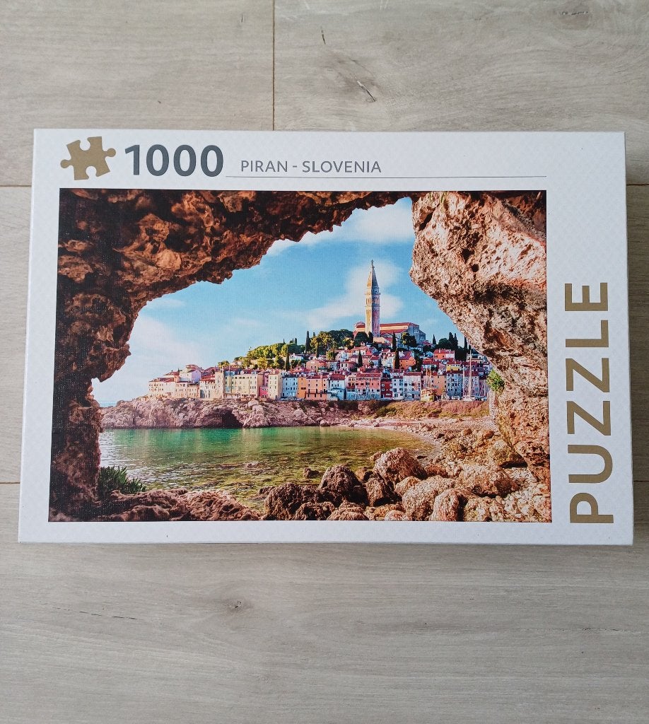 Rebo puzzel "Piran Slovenie" 1000 stukjes, Ophalen of Verzenden, 500 t/m 1500 stukjes, Zo goed als nieuw, Legpuzzel