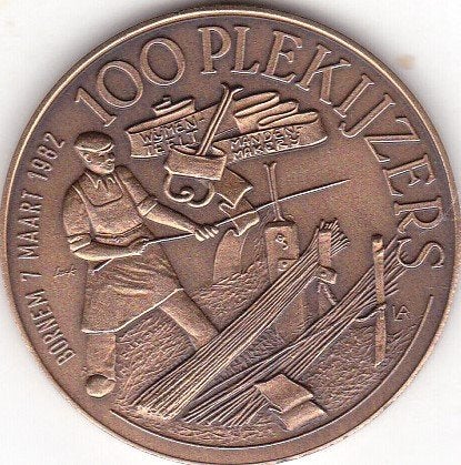 100 PLEKIJZERS JEUGOATEGIER  PLEKIJZER  1977 - 1982, Ophalen of Verzenden, Overige materialen