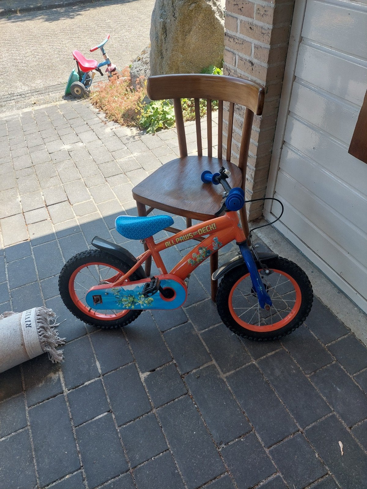 Paw Petrol fietsje voor de peuter. Met zijwieltjes., Ophalen of Verzenden, Minder dan 16 inch, Zijwieltjes