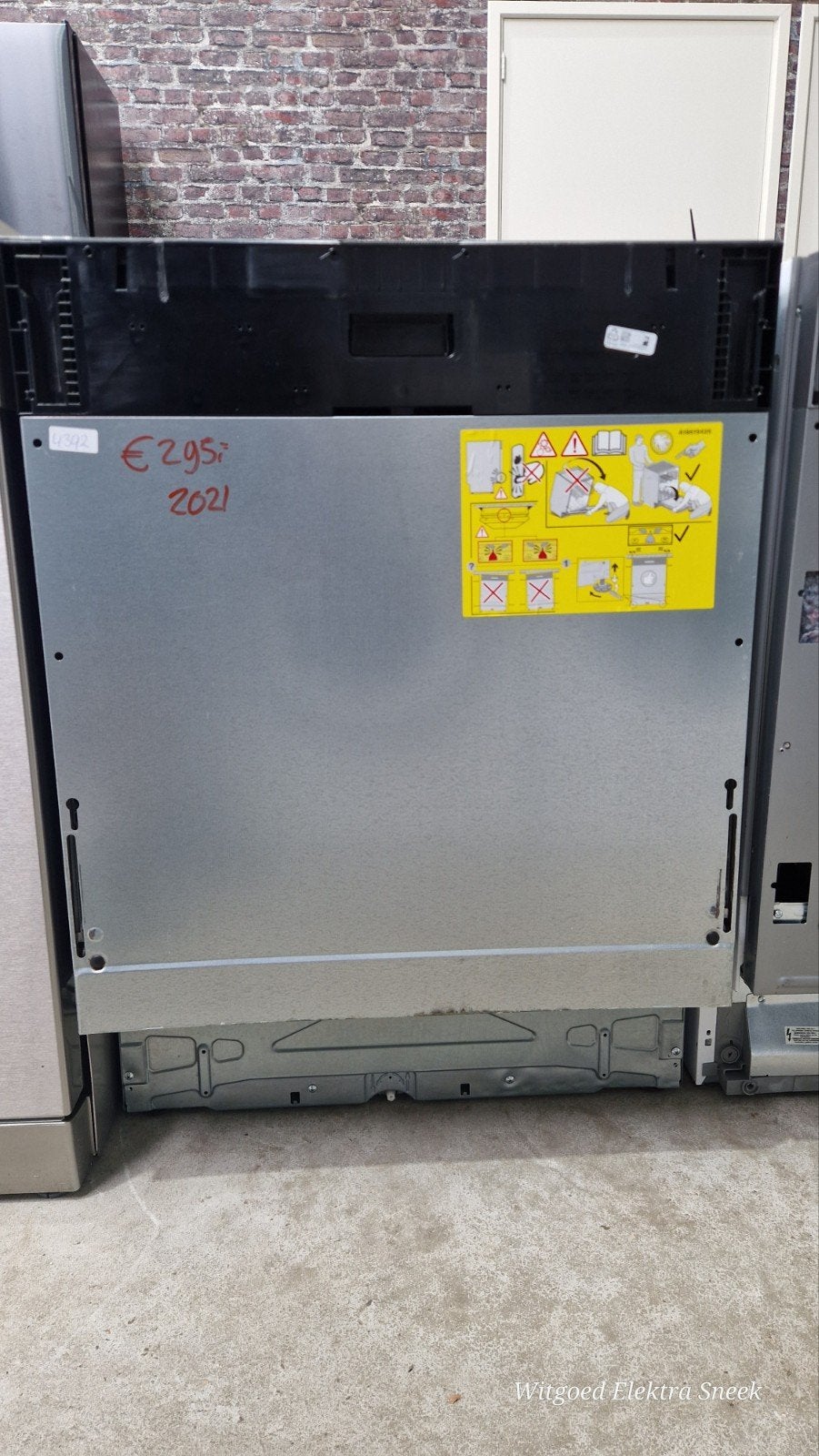 AEG inbouw vaatwasser 2021, 6 maand garantie 4392, Witgoed en Apparatuur, Ophalen, Minder dan 10 liter, Refurbished, Inbouw