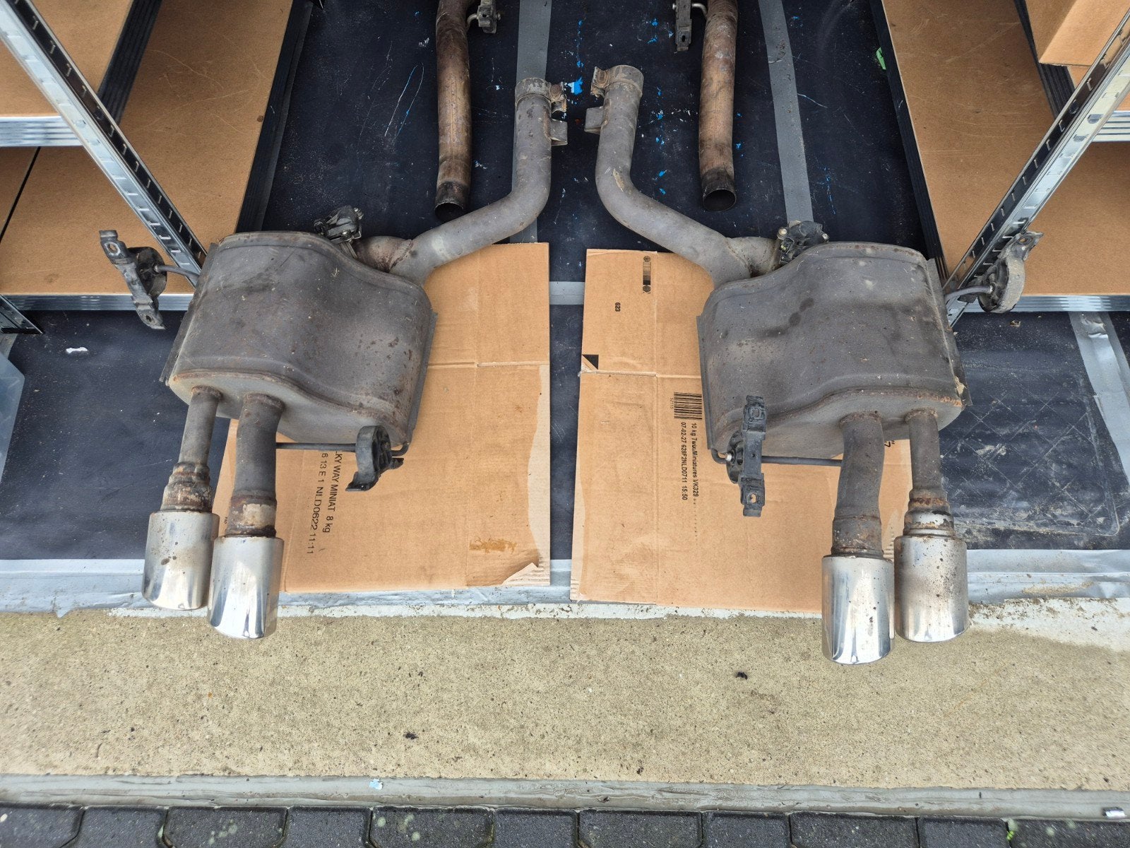 Uitlaatdempers met klep Maserati Quattroporte V M139 03-12, Maserati, -, -, Ophalen of Verzenden