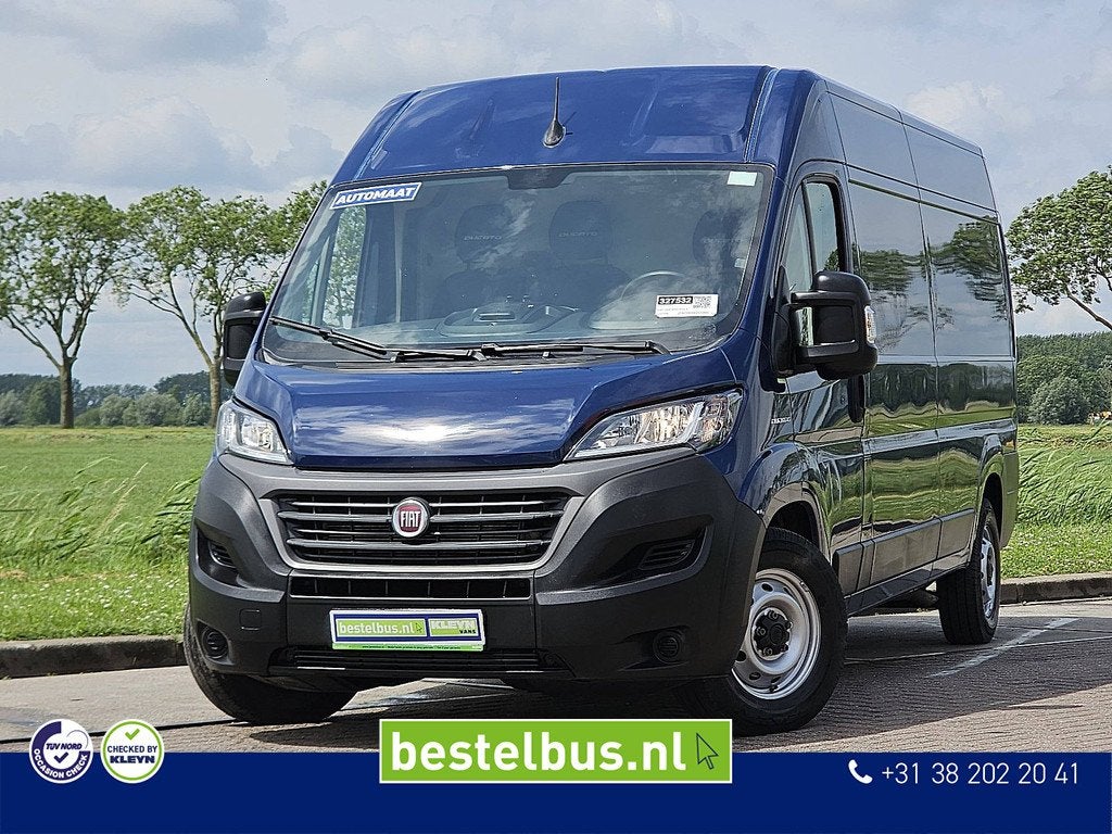 FIAT DUCATO 33 2.3 ac automaat euro6, Auto's, Bestelauto's, Euro 6, Blauw, Bedrijf, Diesel