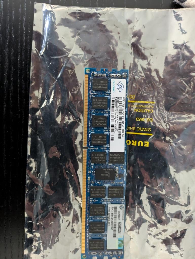 8GB ECC DDR3 RAM PC3-10600R Server Geheugen, Gebruikt, Server, 8 GB, DDR3