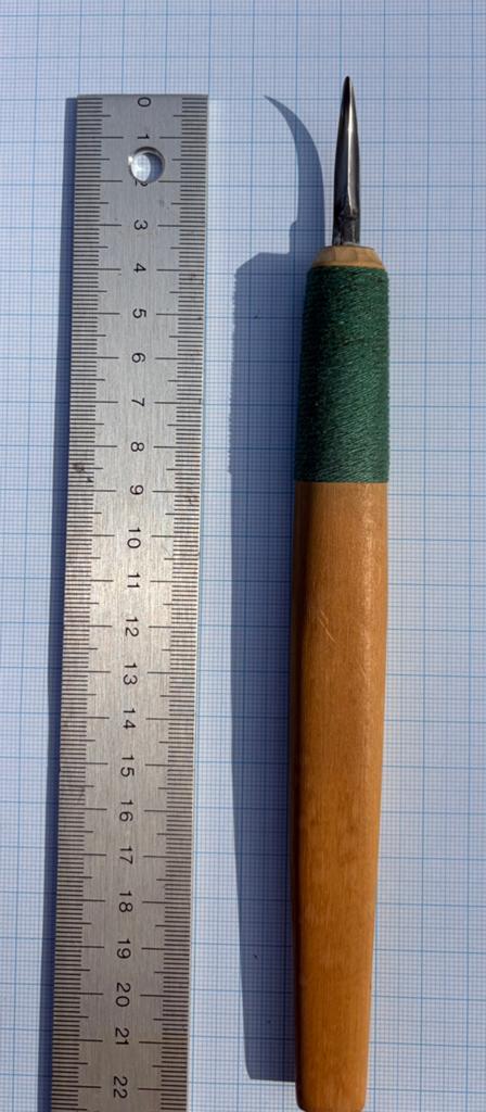 Houtsnijmes hand gemaakt voor woodcarving, Ophalen of Verzenden, Zo goed als nieuw