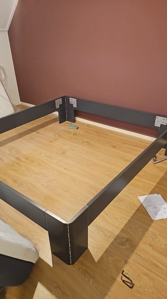 Bed Auping Auronde 180x200 cm, Ophalen, Gebruikt, Tweepersoons, 180 cm