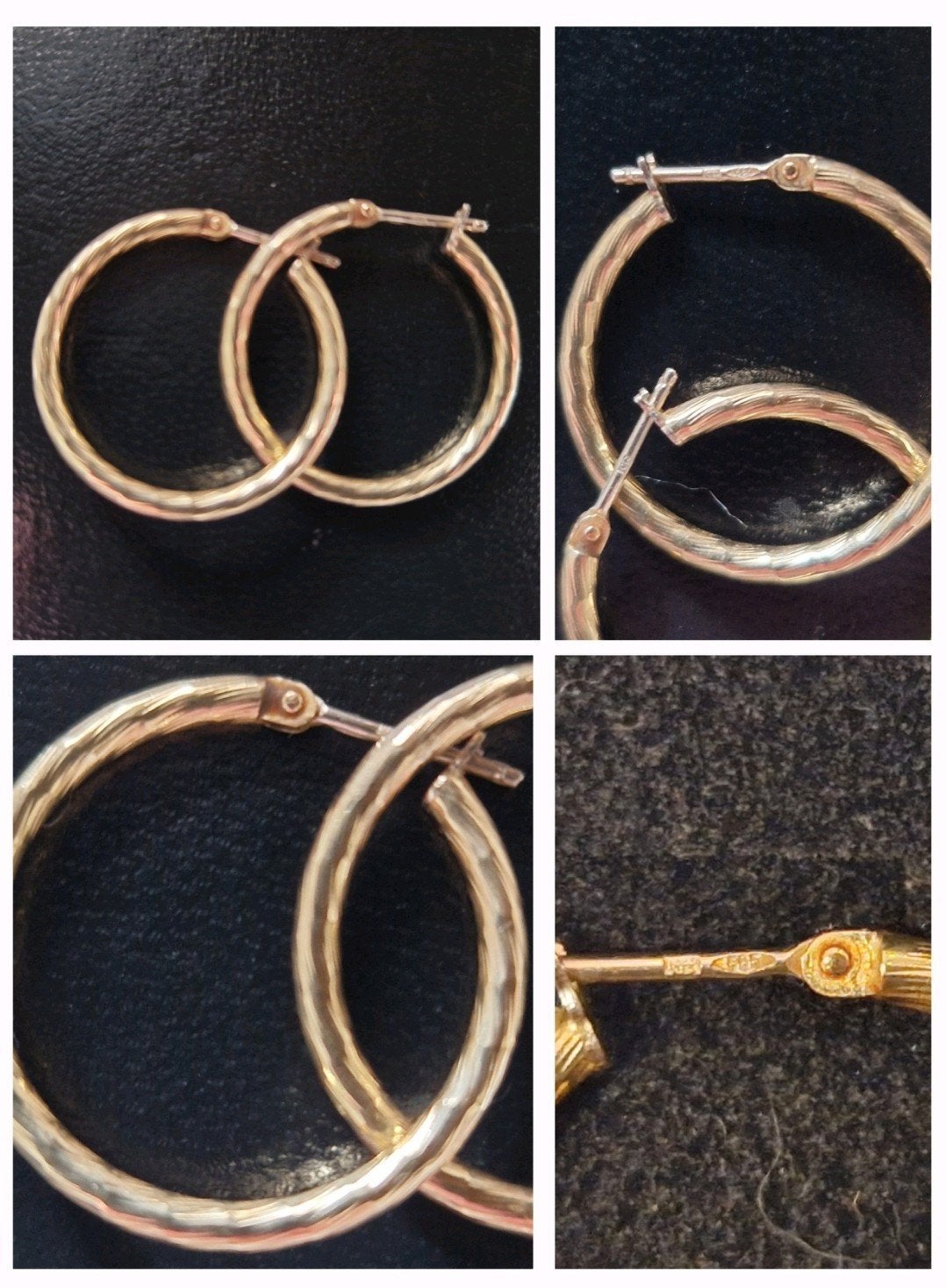 Gouden Creolen (Zie omschrijving), Sieraden, Tassen en Uiterlijk, Verzenden, Zo goed als nieuw, Goud, Goud