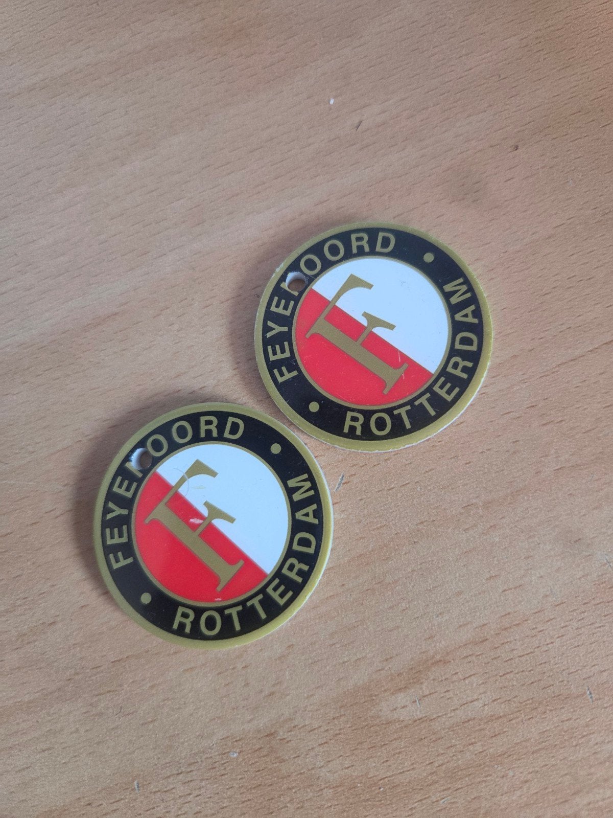 2 Feyenoord bekermunten, Ophalen of Verzenden, Vóór koninkrijk, Overige waardes, Setje