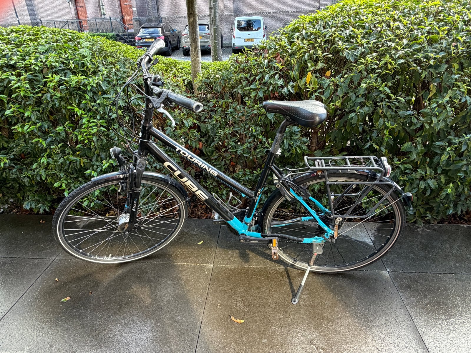 Cube Touring Damesfiet - 27 versnellingen, Ophalen, Gebruikt, Velgrem, 56 cm of meer